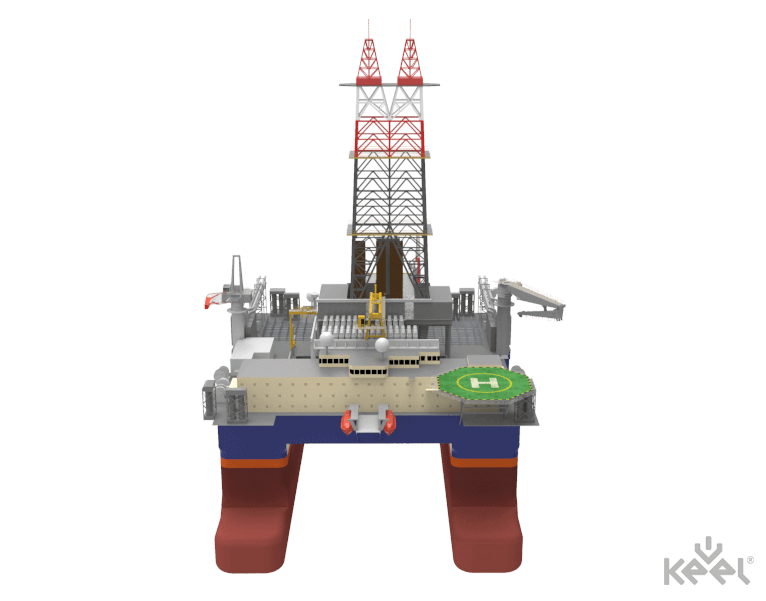 3D Keel - semi submersible